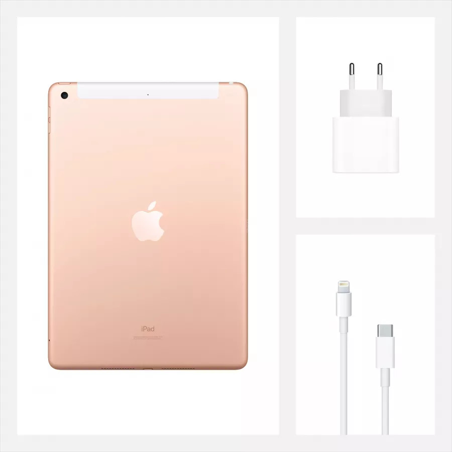 Купить Apple iPad 8 10.2" 2020 32ГБ Wi-Fi + Cellular Золотой в Сочи. Вид 9