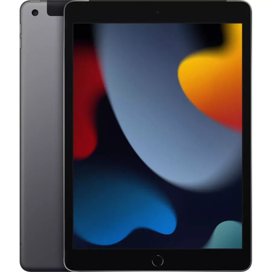Apple iPad 9 10.2" 2021 64ГБ Wi-Fi + Cellular "Серый космос". Вид 1