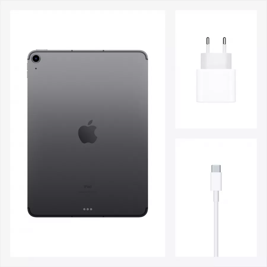 Apple iPad Air 4 10.9" 2020 256ГБ Wi-Fi + Cellular "Серый космос". Вид 8