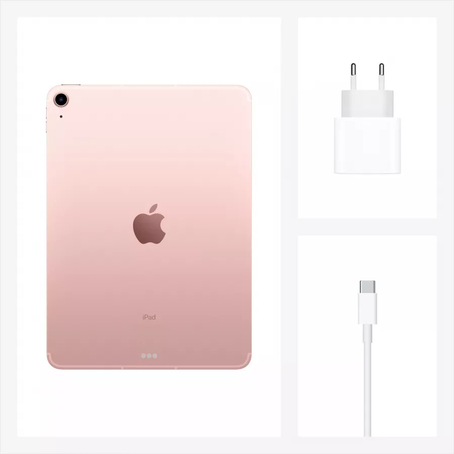 Купить Apple iPad Air 4 10.9" 2020 256ГБ Wi-Fi + Cellular "Розовое золото" в Сочи. Вид 8