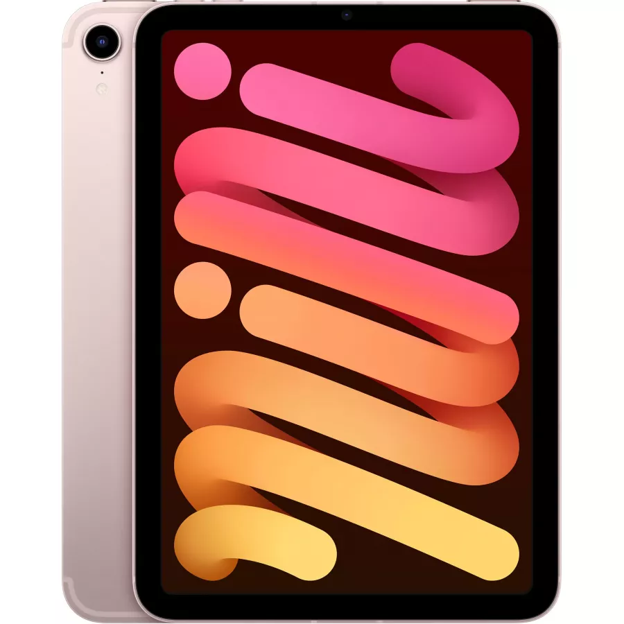 Apple iPad mini 6 (2021) 256ГБ, Wi-Fi + Cellular, розовый. Вид 1