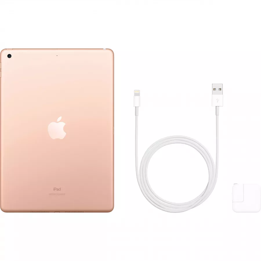 Apple iPad 10.2 (2019) 128ГБ Wi-Fi - Золотой (Gold). Вид 4
