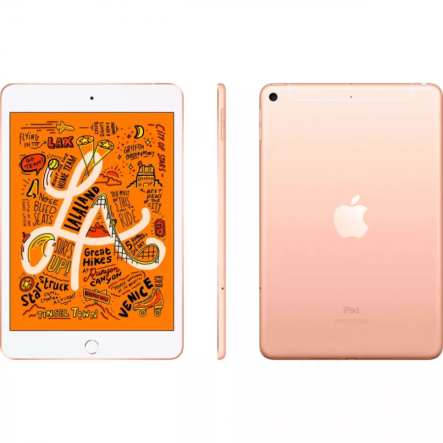 Купить Apple iPad mini 5 256ГБ Wi-Fi + Cellular - Золотой (Gold) в Сочи. Вид 2