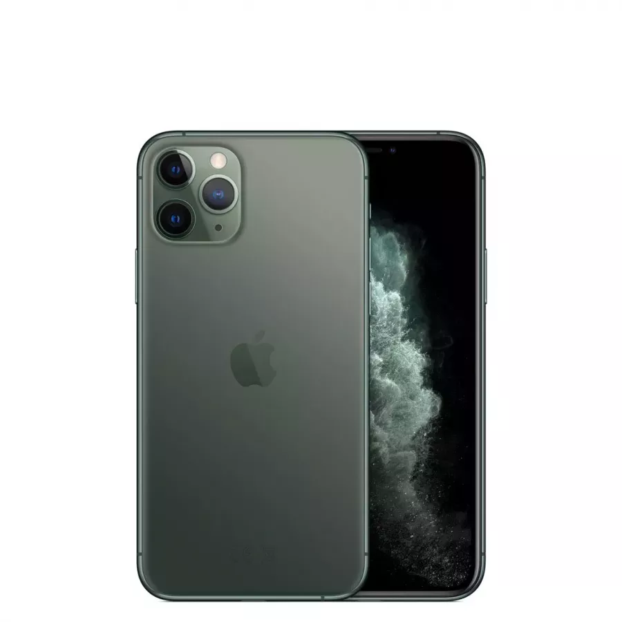 Apple iPhone 11 Pro 256ГБ Темно-зеленый (Midnight Green). Вид 1