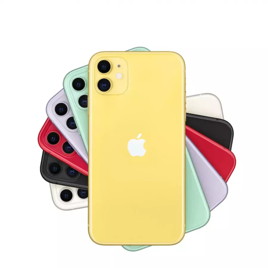 Купить Apple iPhone 11 128ГБ Желтый (Yellow) в Сочи. Вид 4