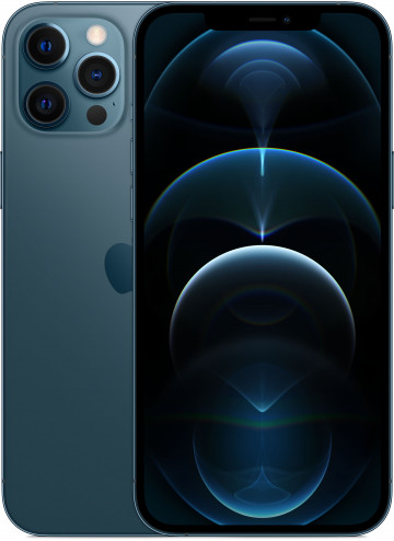Apple iPhone 12 Pro Max 512ГБ Pacific Blue (Тихоокеанский синий). Вид 1