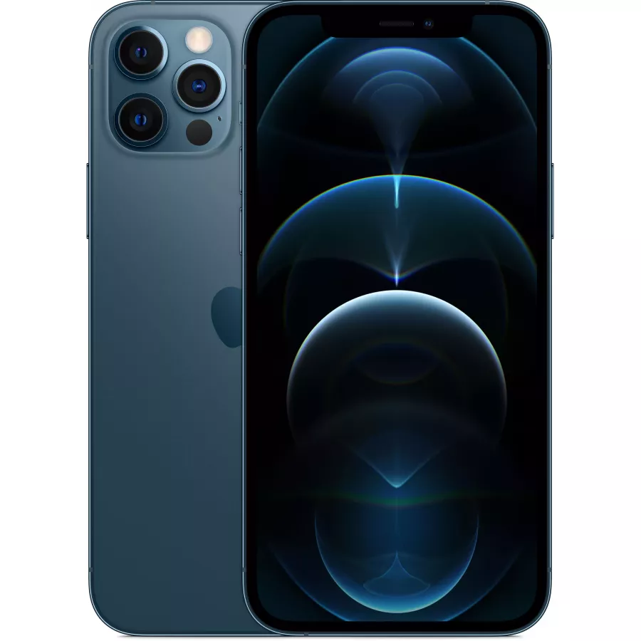 Купить Apple iPhone 12 Pro 256ГБ Pacific Blue (Тихоокеанский синий) в Сочи. Вид 1