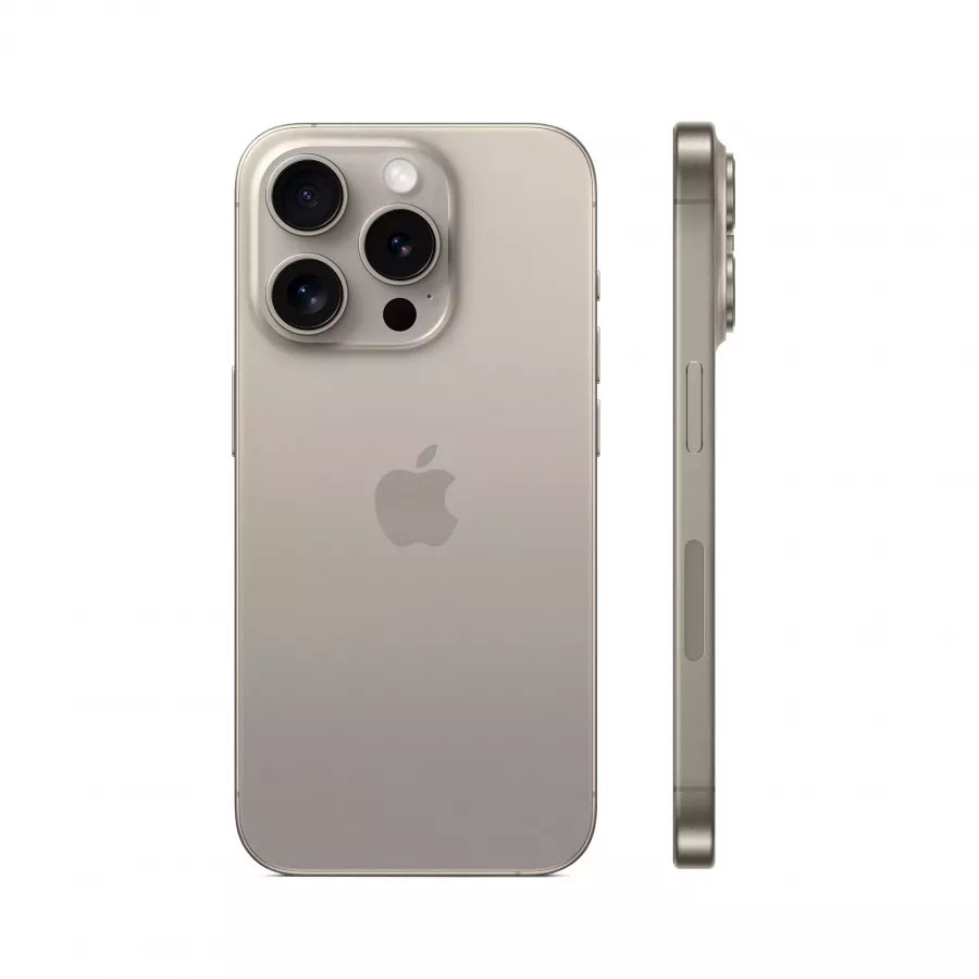Купить Apple iPhone 15 Pro 512ГБ Natural Titanium SIM+eSIM в Сочи. Вид 2