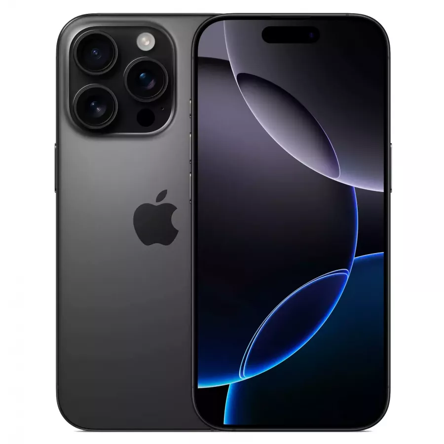 Купить Apple iPhone 16 Pro 256ГБ Black Titanium (SIM+eSIM) в Сочи. Вид 1
