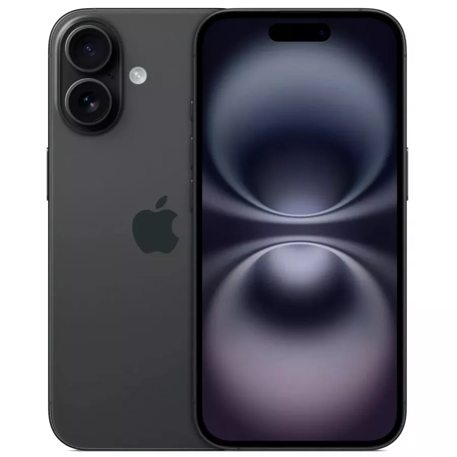 Купить Apple iPhone 16 128ГБ Black (SIM+eSIM) в Сочи. Вид 1