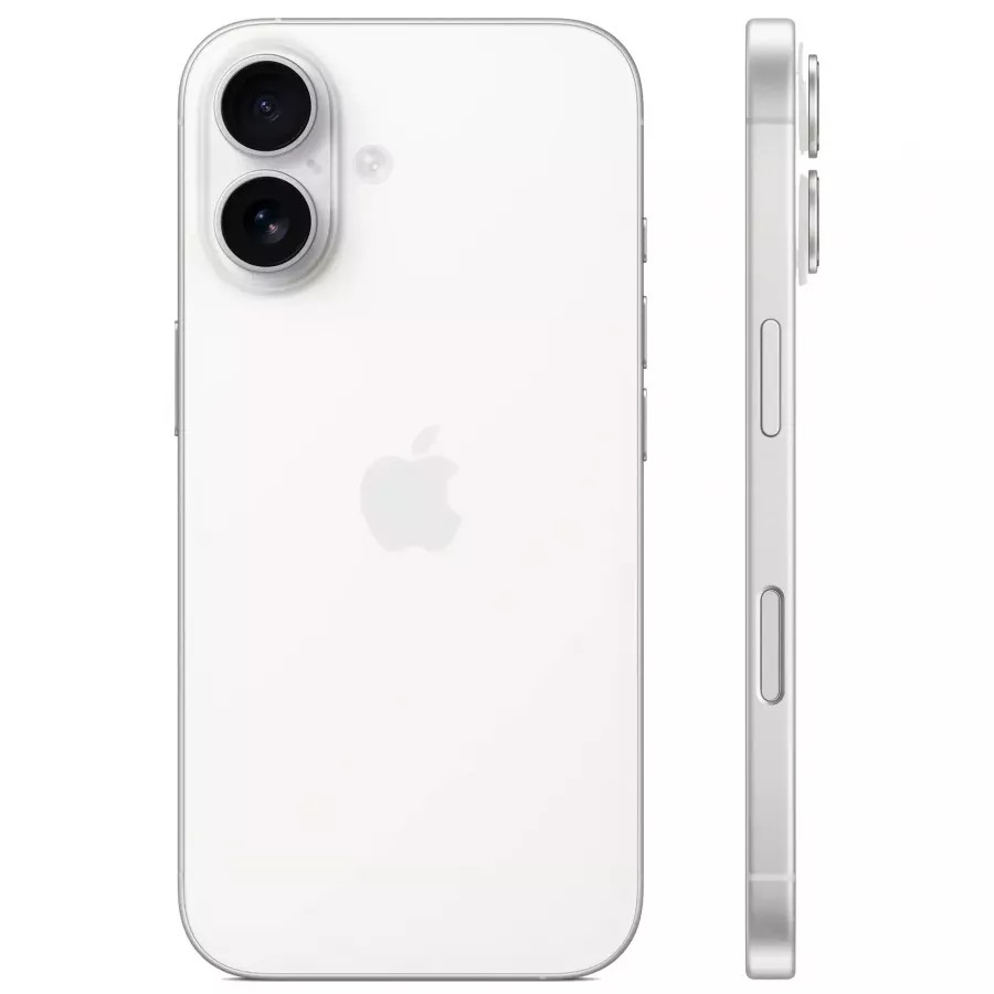 Купить Apple iPhone 16 128ГБ White (SIM+eSIM) в Сочи. Вид 2