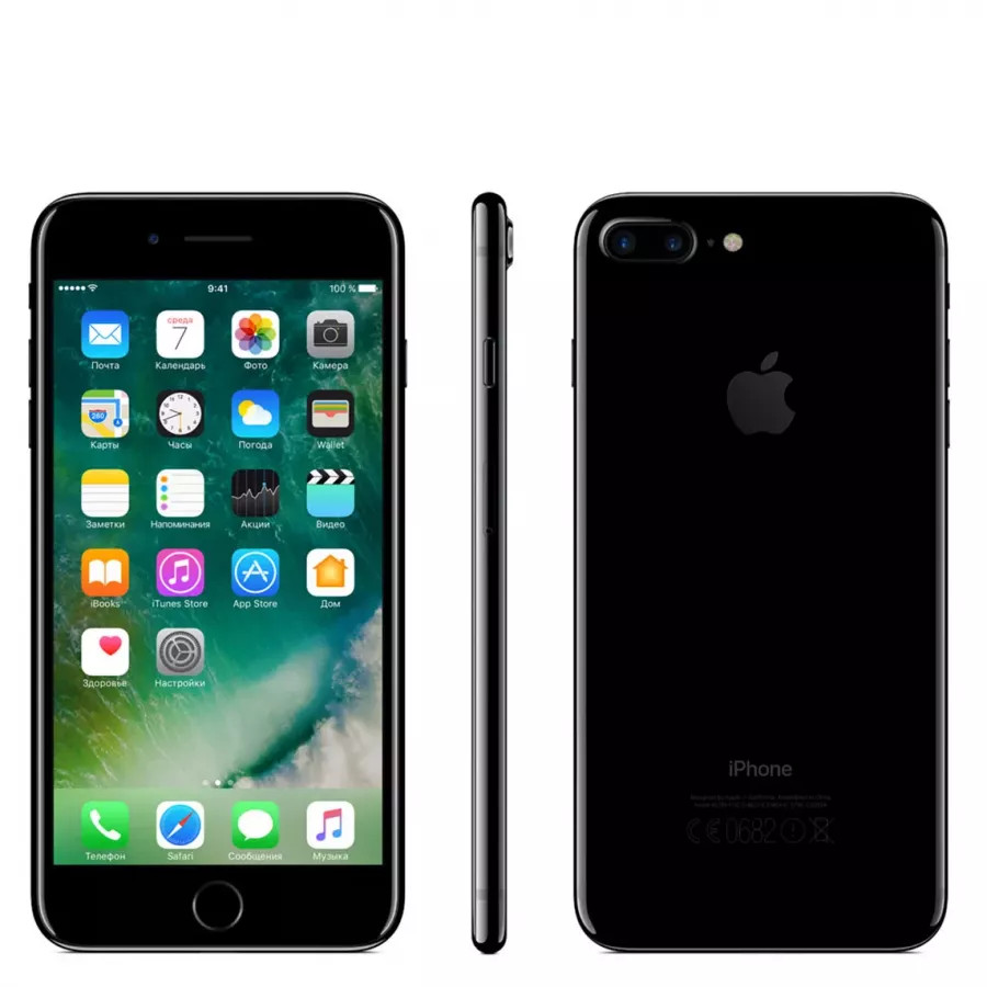 Купить Apple iPhone 7 Plus 128ГБ Jet Black в Сочи. Вид 2