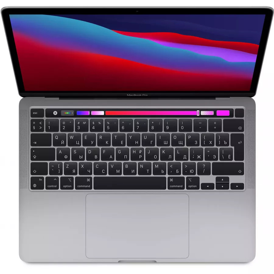 Apple MacBook Pro 13" 2021 (M1, 8ГБ, 256ГБ SSD) "Серый космос". Вид 2