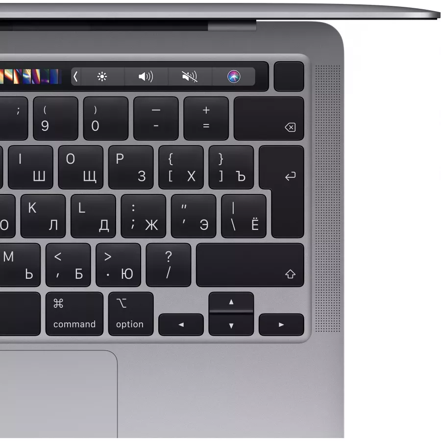 Apple MacBook Pro 13" 2021 (M1, 8ГБ, 256ГБ SSD) "Серый космос". Вид 3