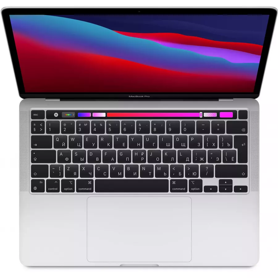 Apple MacBook Pro 13" 2021 (M1, 8ГБ, 256ГБ SSD) Серебристый. Вид 2