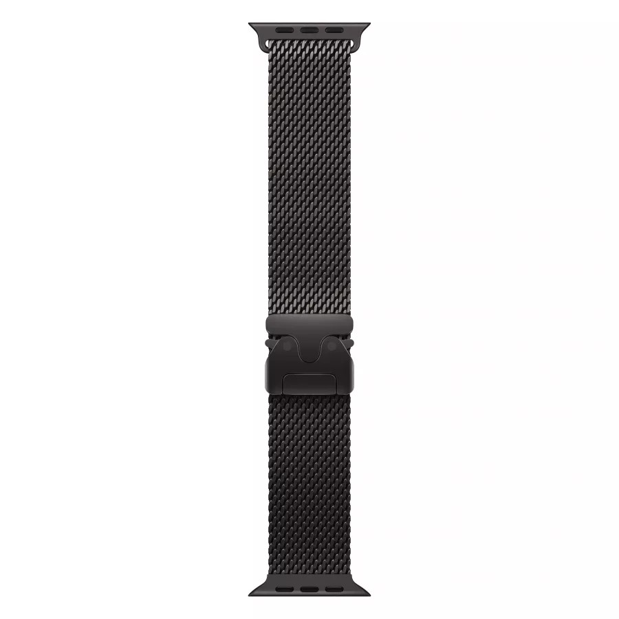 Купить Apple Watch Ultra 3 (2025), 49мм, корпус из титана черного цвета, ремешок миланская петля черного цвета, L (180-210мм) в Сочи Купить Apple Watch Ultra 3 (2025), 49мм, корпус из титана черного цвета, ремешок миланская петля черного цвета, L (180-210мм) в Сочи. Вид 3