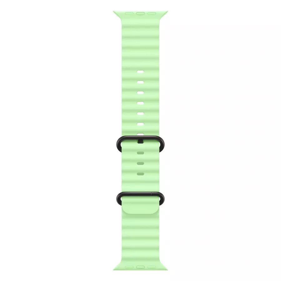 Купить Apple Watch Ultra 3 (2025), 49мм, корпус из титана черного цвета, ремешок Ocean Neon Green в Сочи Купить Apple Watch Ultra 3 (2025), 49мм, корпус из титана черного цвета, ремешок Ocean Neon Green в Сочи. Вид 3
