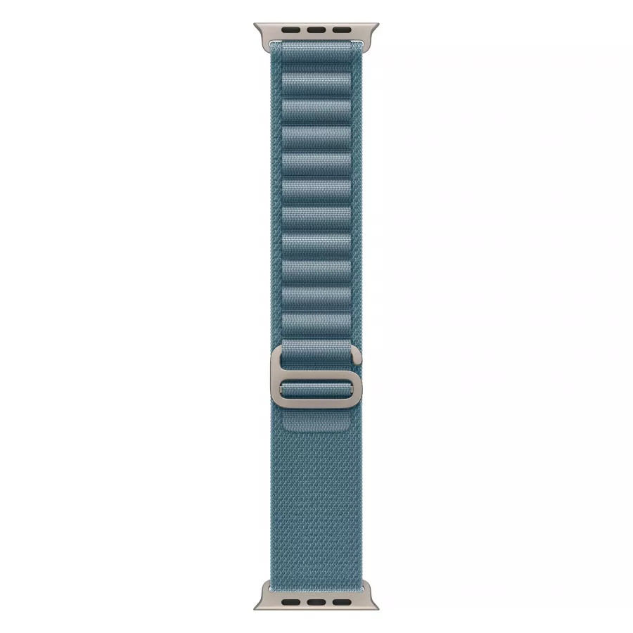 Купить Apple Watch Ultra 3 (2025), 49мм, корпус из титана натурального цвета, ремешок Alpine Loop Light Blue, S (130-160мм) в Сочи Купить Apple Watch Ultra 3 (2025), 49мм, корпус из титана натурального цвета, ремешок Alpine Loop Light Blue, S (130-160мм) в Сочи. Вид 3