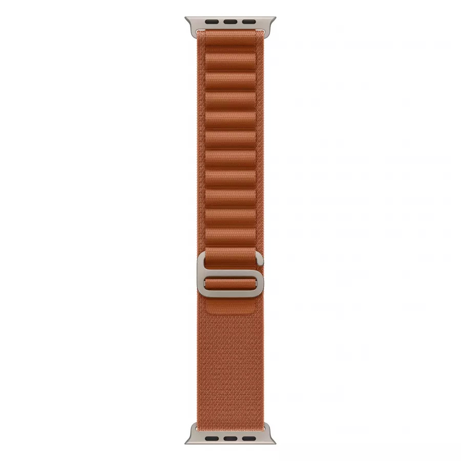 Купить Apple Watch Ultra 3 (2025), 49мм, корпус из титана натурального цвета, ремешок Alpine Loop Terra Cotta, L (165-210мм) в Сочи Купить Apple Watch Ultra 3 (2025), 49мм, корпус из титана натурального цвета, ремешок Alpine Loop Terra Cotta, L (165-210мм) в Сочи. Вид 3