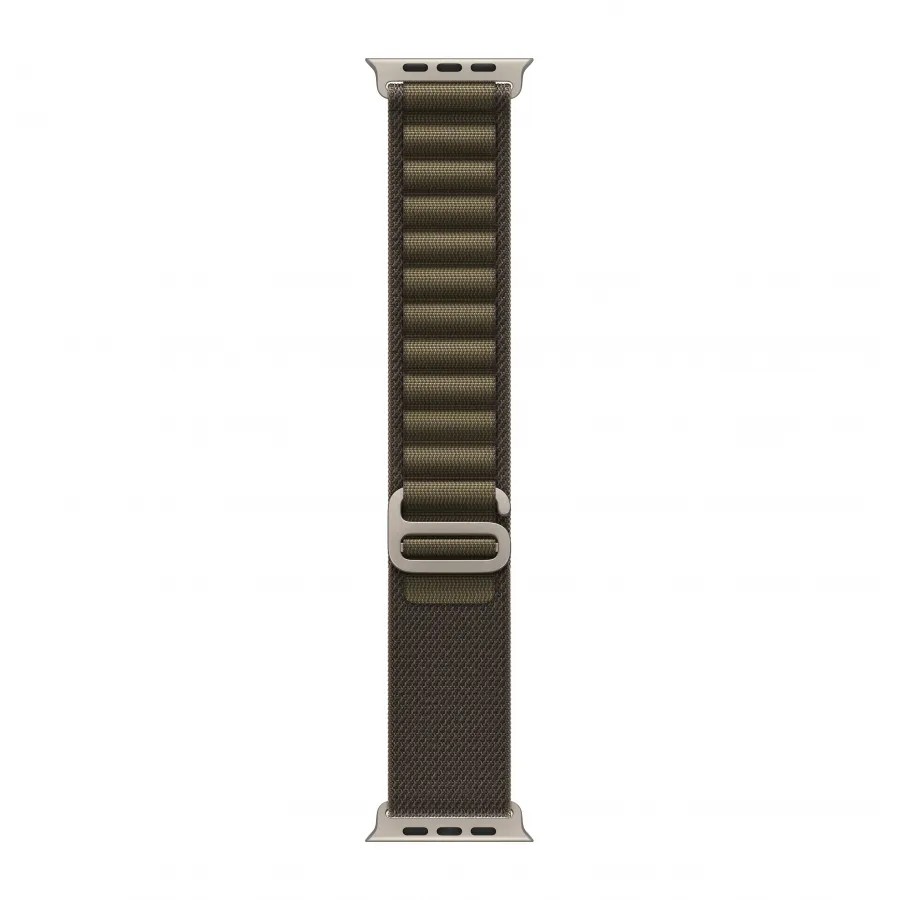 Купить Apple Watch Ultra 4 (2026), 49мм, корпус из титана натурального цвета, ремешок Alpine Loop Dark Olive, M (145-190мм) в Сочи. Вид 3