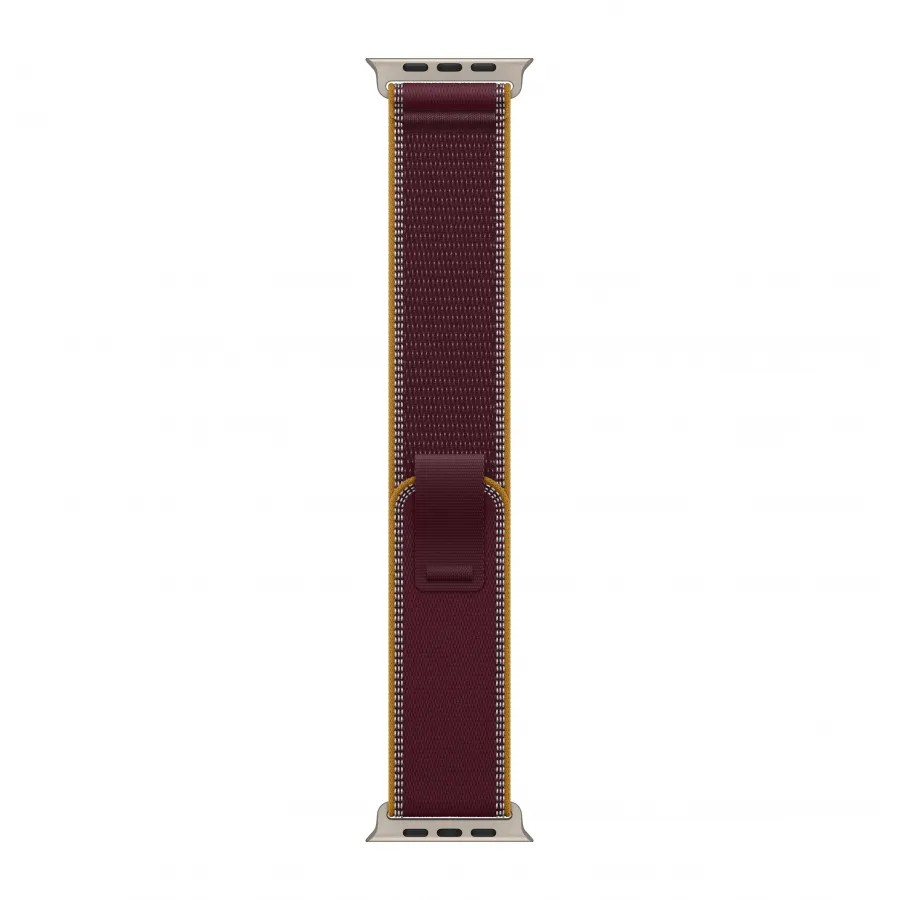 Купить Apple Watch Ultra 4 (2026), 49мм, корпус из титана натурального цвета, ремешок Trail Loop Burgundy, M/L (145-220мм) в Сочи. Вид 3