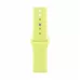 Купить Apple Watch Series 11 42mm, серебристый алюминий, спортивный ремешок цвета «Neon Yellow», S/M (130-180мм) в Сочи. Вид 3