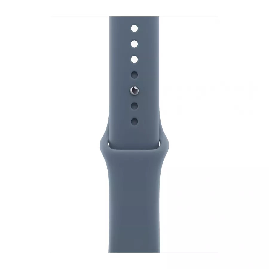 Купить Apple Watch Series 11 46mm, серебристый алюминий, спортивный ремешок цвета «Anchor Blue», M/L (160-210мм) в Сочи. Вид 3