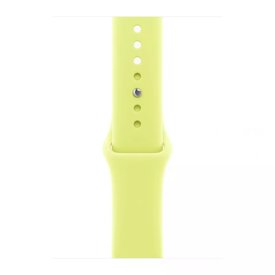 Купить Apple Watch Series 11 46mm, серебристый алюминий, спортивный ремешок цвета «Neon Yellow», M/L (160-210мм) в Сочи. Вид 3