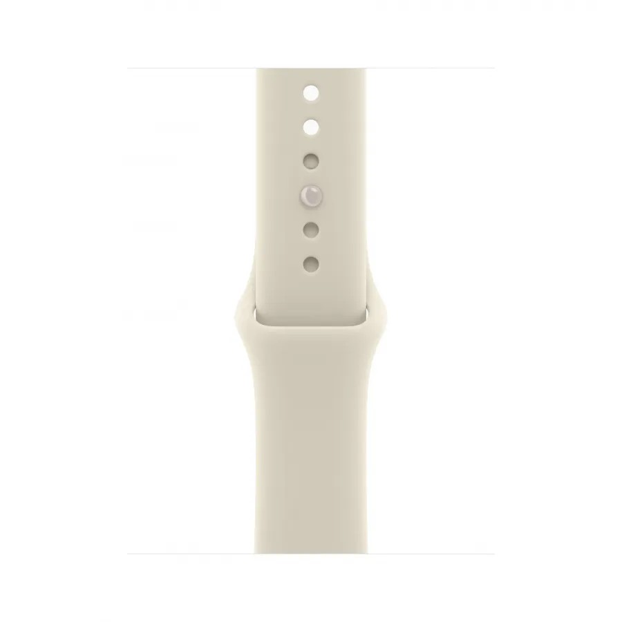 Купить Apple Watch Series 12 42mm, керамика «Pearl White», спортивный ремешок цвета «Sand», M/L (150-200мм) в Сочи. Вид 3