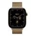 Купить Apple Watch Series 12 42mm, титан цвета «Radiant Gold», стальной миланский сетчатый браслет цвета «Radiant Gold» в Сочи. Вид 2