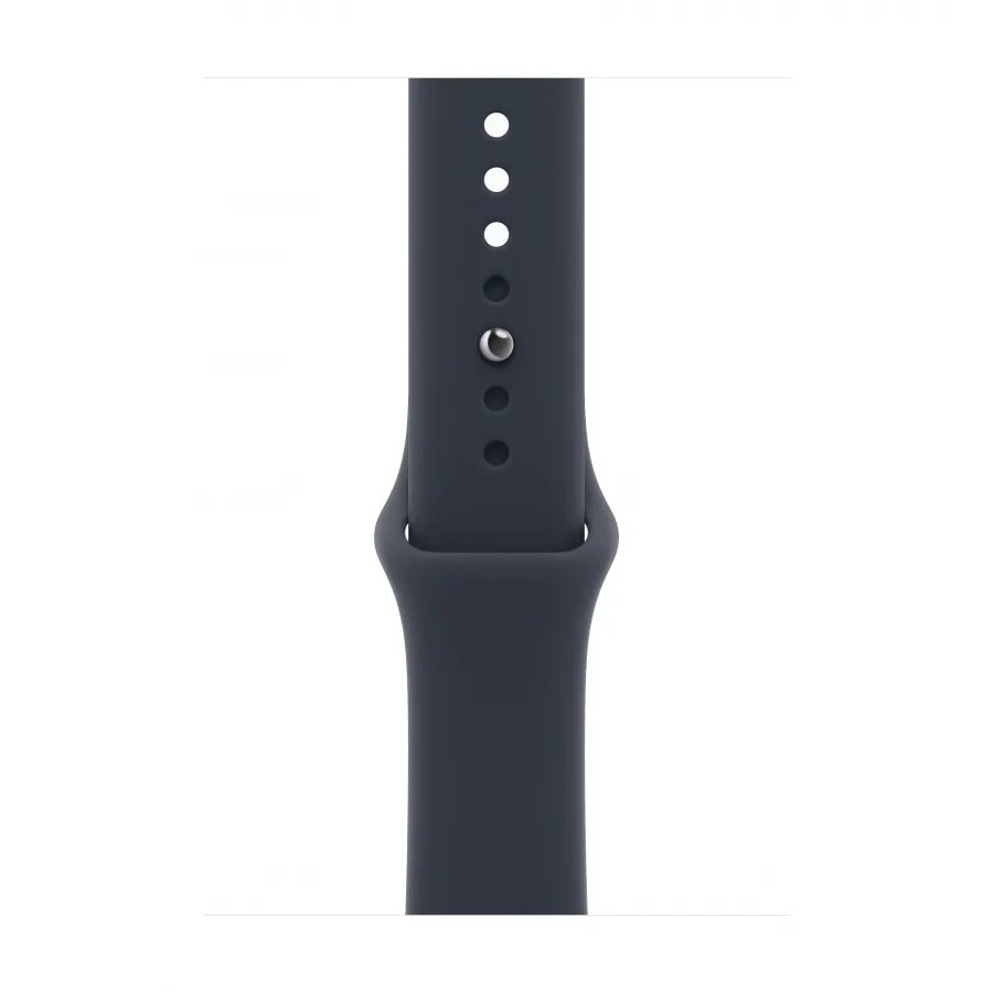 Купить Apple Watch Series 12 46mm, алюминий «Space Gray», спортивный ремешок цвета «Navy Blue», M/L (160-210мм) в Сочи. Вид 3