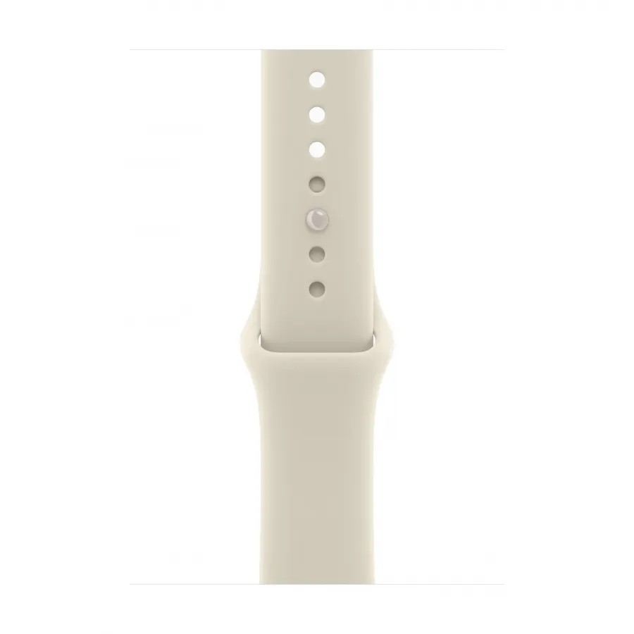 Купить Apple Watch Series 12 46mm, керамика «Pearl White», спортивный ремешок цвета «Sand», S/M (140-190мм) в Сочи. Вид 3