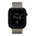 Купить Apple Watch Series 12 46mm, натуральный титан, стальной миланский сетчатый браслет цвета «Natural» в Сочи. Вид 2