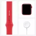 Купить Apple Watch Series 6 40mm, алюминий цвета (PRODUCT)RED, спортивный ремешок красного цвета в Сочи. Вид 7