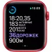 Купить Apple Watch Series 6 44mm, алюминий цвета (PRODUCT)RED, спортивный ремешок красного цвета в Сочи. Вид 4