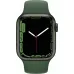 Apple Watch Series 7 41mm, алюминий зеленого цвета, спортивный ремешок цвета «зелёный клевер». Вид 2