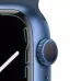 Apple Watch Series 7 45mm, алюминий синего цвета, спортивный ремешок цвета «синий омут». Вид 3