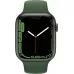 Apple Watch Series 7 45mm, алюминий зеленого цвета, спортивный ремешок цвета «зелёный клевер». Вид 2