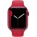 Apple Watch Series 7 45mm, алюминий красного цвета, спортивный ремешок (PRODUCT)RED. Вид 2