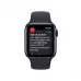 Apple Watch SE 2022 40mm, алюминий «тёмная ночь», спортивный ремешок цвета «тёмная ночь». Вид 4