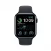 Apple Watch SE 2022 44mm, алюминий «тёмная ночь», спортивный ремешок цвета «тёмная ночь». Вид 2