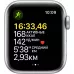 Apple Watch SE 40mm, серебристый алюминий, спортивный ремешок цвета «синий омут». Вид 3