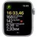 Купить Apple Watch SE 44mm, серебристый алюминий, спортивный ремешок цвета «синий омут» в Сочи. Вид 3