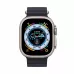 Apple Watch Ultra GPS, 49мм, корпус из титана, ремешок Ocean цвета «темная ночь», One Size. Вид 2