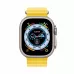 Купить Apple Watch Ultra GPS, 49мм, корпус из титана, ремешок Ocean желтого цвета, One Size в Сочи. Вид 2