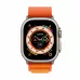 Apple Watch Ultra GPS, 49мм, корпус из титана, ремешок Alpine оранжевого цвета, M. Вид 2