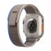 Apple Watch Ultra GPS, 49мм, корпус из титана, ремешок Trail сине-серого цвета, S/M. Вид 3