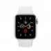 Apple Watch Series 5 40mm, серебристый алюминий, спортивный ремешок белого цвета. Вид 2