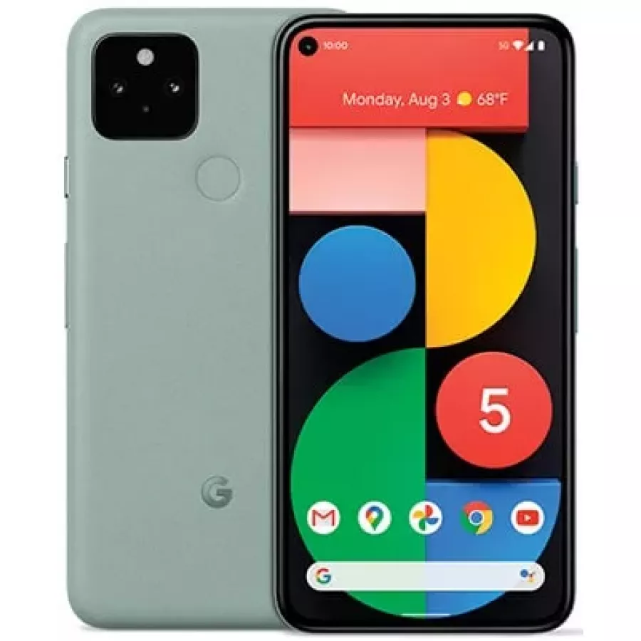 Купить Google Pixel 5 8ГБ/128ГБ Sorta Sage Green, восстановленный в Сочи. Вид 1