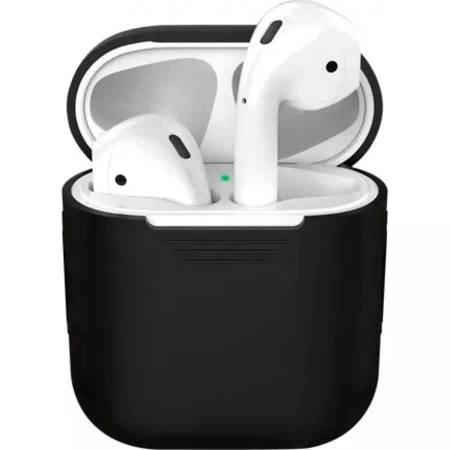 Купить Силиконовый чехол для Apple AirPods - Черный в Сочи. Вид 1